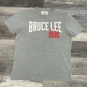 Under Armour Bruce Lee Roots Of Fight Bloodlines Gray Mens XL Heatgear Loose Tee